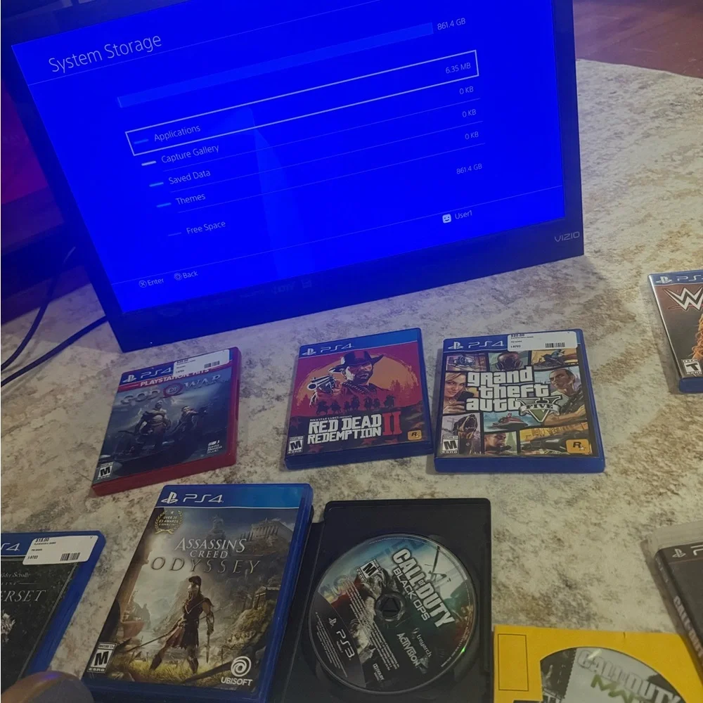 PS4 Console with Games/Accessories+!
